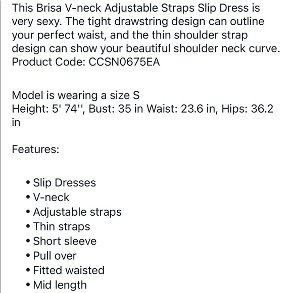 Pretty feminine slip dress - Picture 6 of 6